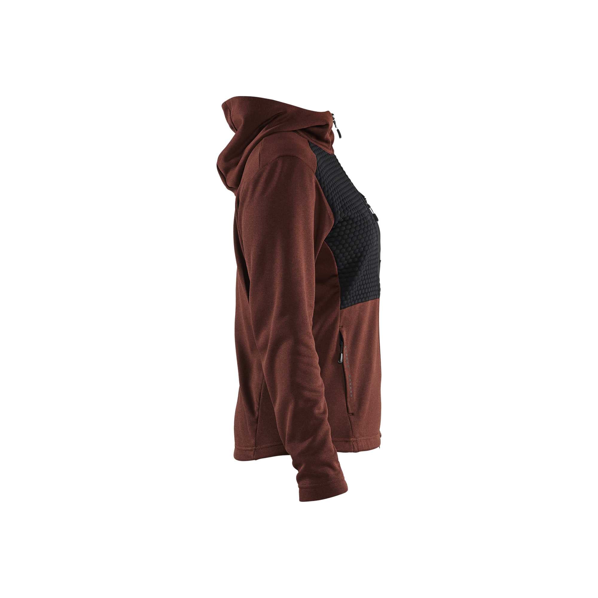 BLAKLADER 35422533 WOMEN'S HOODIE WITH FULL LENGTH ZIP Work Jacket WOMEN - Pique Fleece